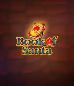 Experience the holiday spirit with Book of Santa slot by Endorphina, featuring an intricately designed golden book decorated with Santa's iconic symbol. This graphic captures the charm and joy of Christmas, set against a warm red background. Perfect for those who love Christmas-themed slots, offering a charming escape. 