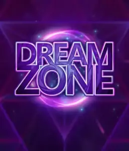 Immerse yourself in the vibrant world of Dream Zone slot by ELK Studios, featuring a dynamic purple and blue cosmic backdrop with the striking logo illuminated brightly. This image evokes a fantasy atmosphere, ideal for those enchanted by otherworldly themes, providing a captivating gaming experience.